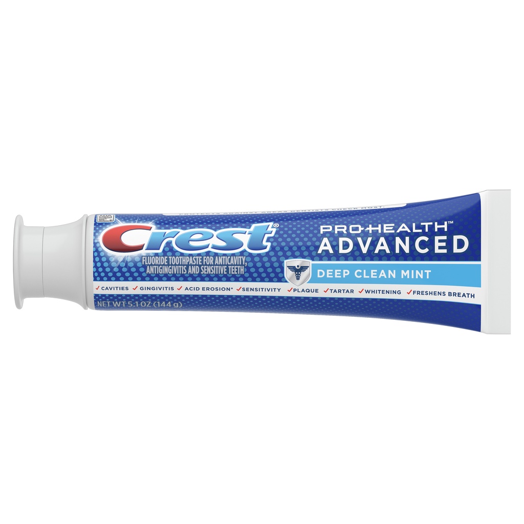 Kem Đánh Răng Crest Pro Health Advanced Deep Clean Toothpaste, Mint, 5.1oz ( 3 pack )