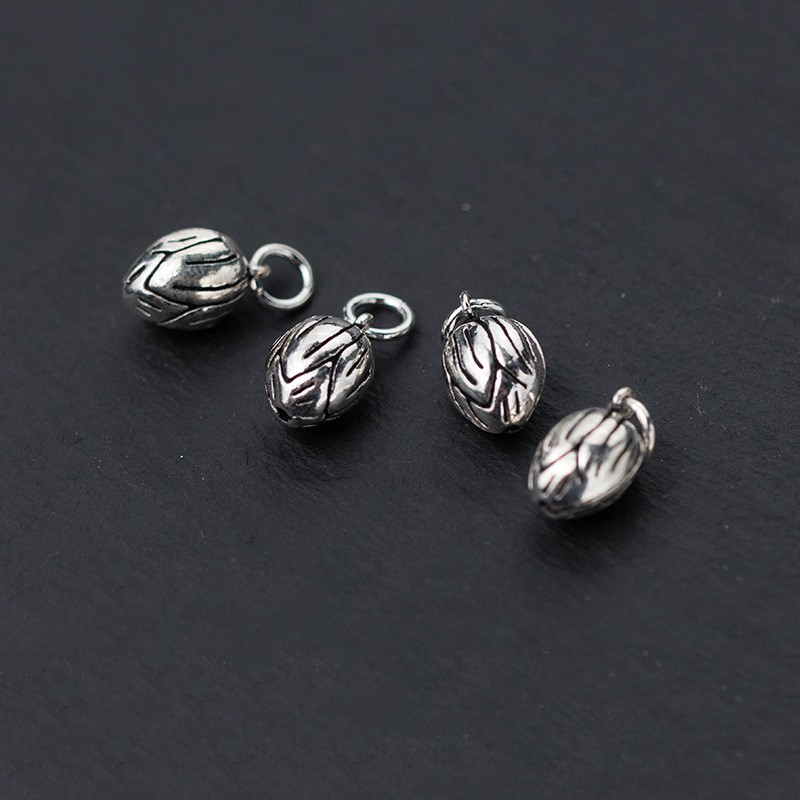 Charm bạc thái Móc treo búp sen - Charm Bạc 925 - Mã CA252