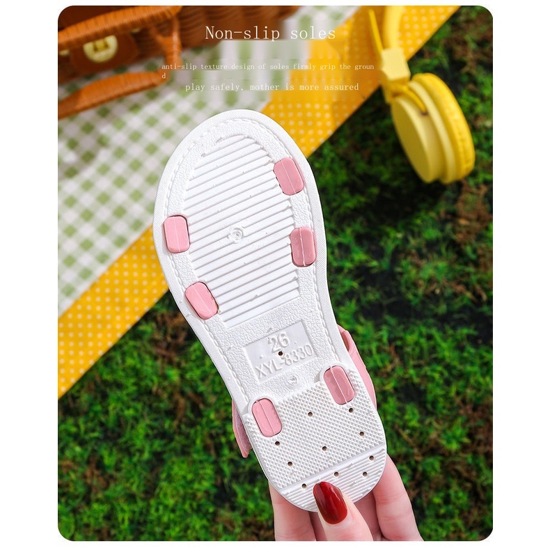 Xăng đan Công Chúa Đế Mềm Chống Trượt Thời Trang Mùa Hè Cho Bé Gái 2022