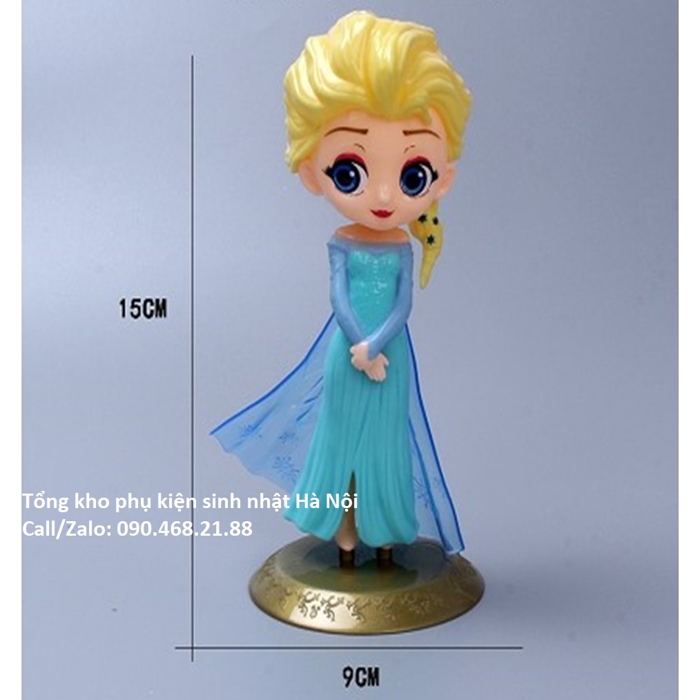 [FREESHIP❤️] Tượng Elsa, Búp bê Elsa, Nữ hoàng Elsa trang trí bánh sinh nhật