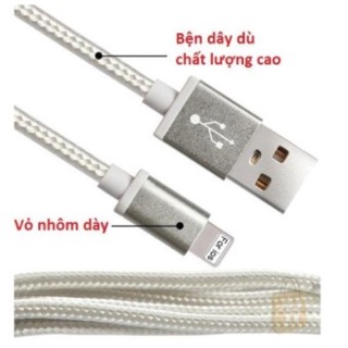Dây sạc iphone 5 ;5s ; 6; 6sphus ;7;7plus;8;8plus chính  hãng chống rối