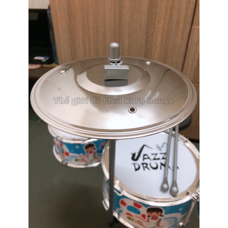 Bộ trống Jazz Drum Doraemon cho bé có ghế ngồi TPHCM