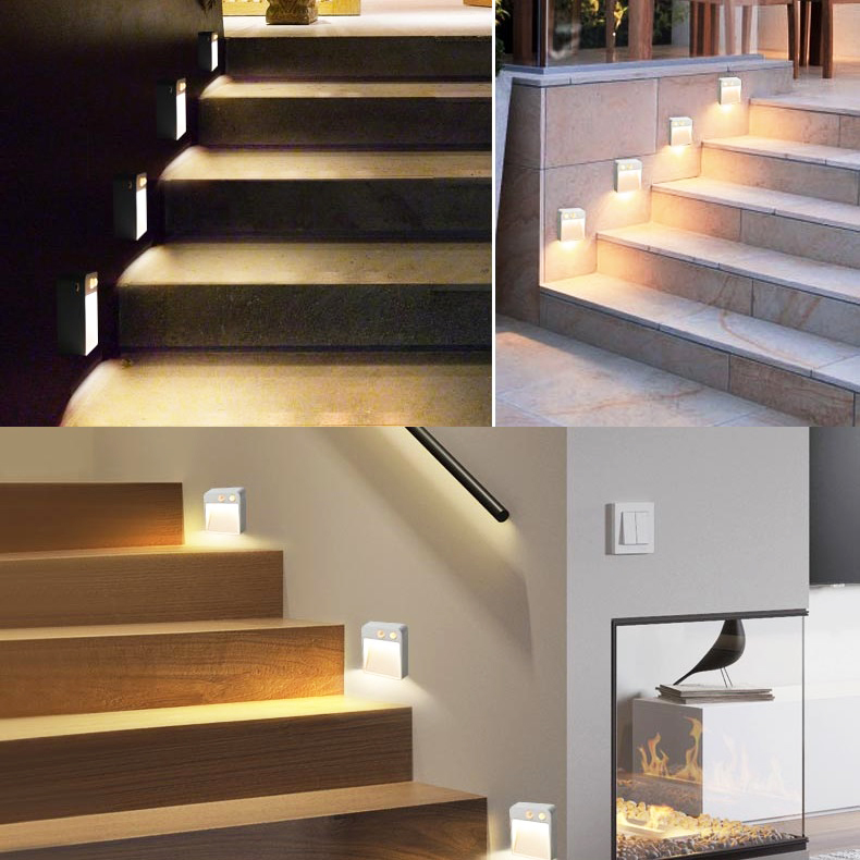 Đèn LED mini gắn tường cảm biến chuyển động tiện lợi