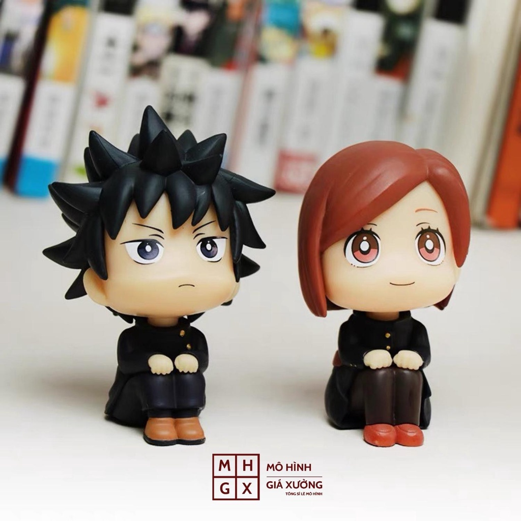 Mô Hình JUJUTSU KAISEN - Chú Thuật Hồi Chiến Chibi  Megumi , Nobara , Yuji Itadori , Gojo Satoru