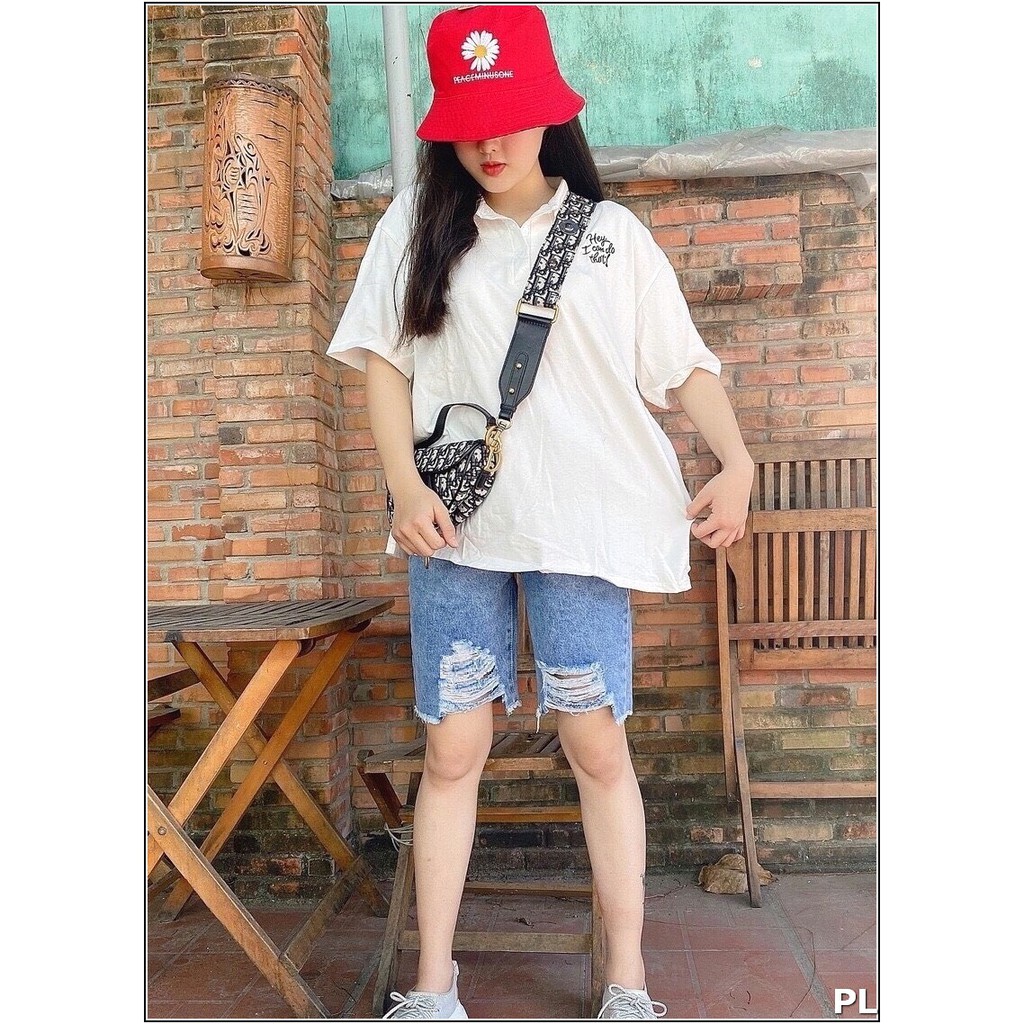 quần jean ngố rách 2 BÊN HÌNH U 4017 LL1-1