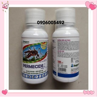 THUỐC DIỆT MUỖI PERMECIDE 50EC- chai 100ml