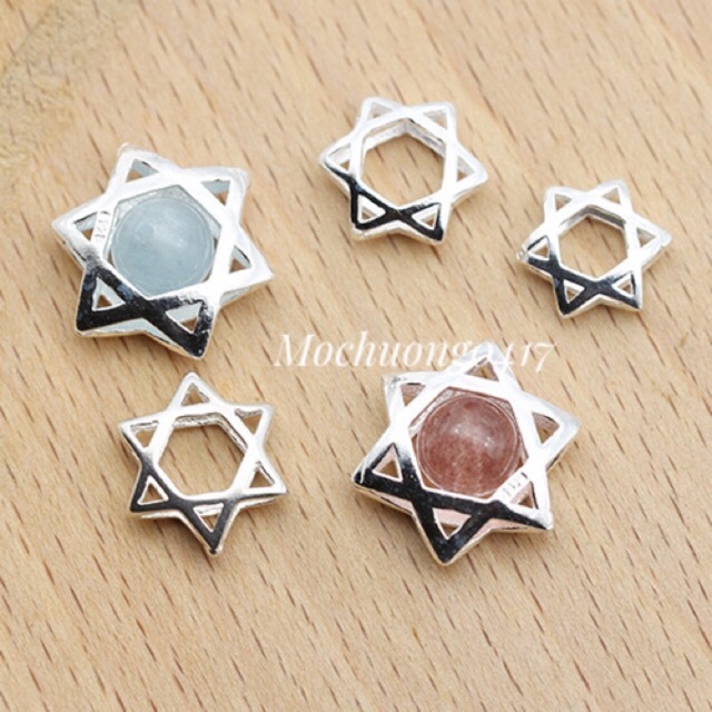 CHUYÊN SỈ  Charm bạc ngôi sao hàng siêu đẹp - Bạc tốt loại 1, PH170