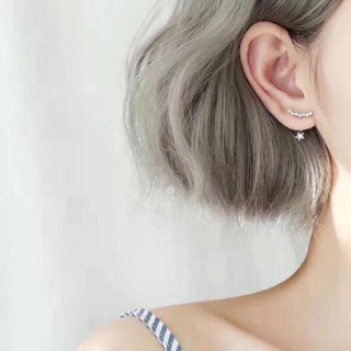 Khuyên tai Falling Star khuyên tai bạc 925 cá tính bông tai bạc
