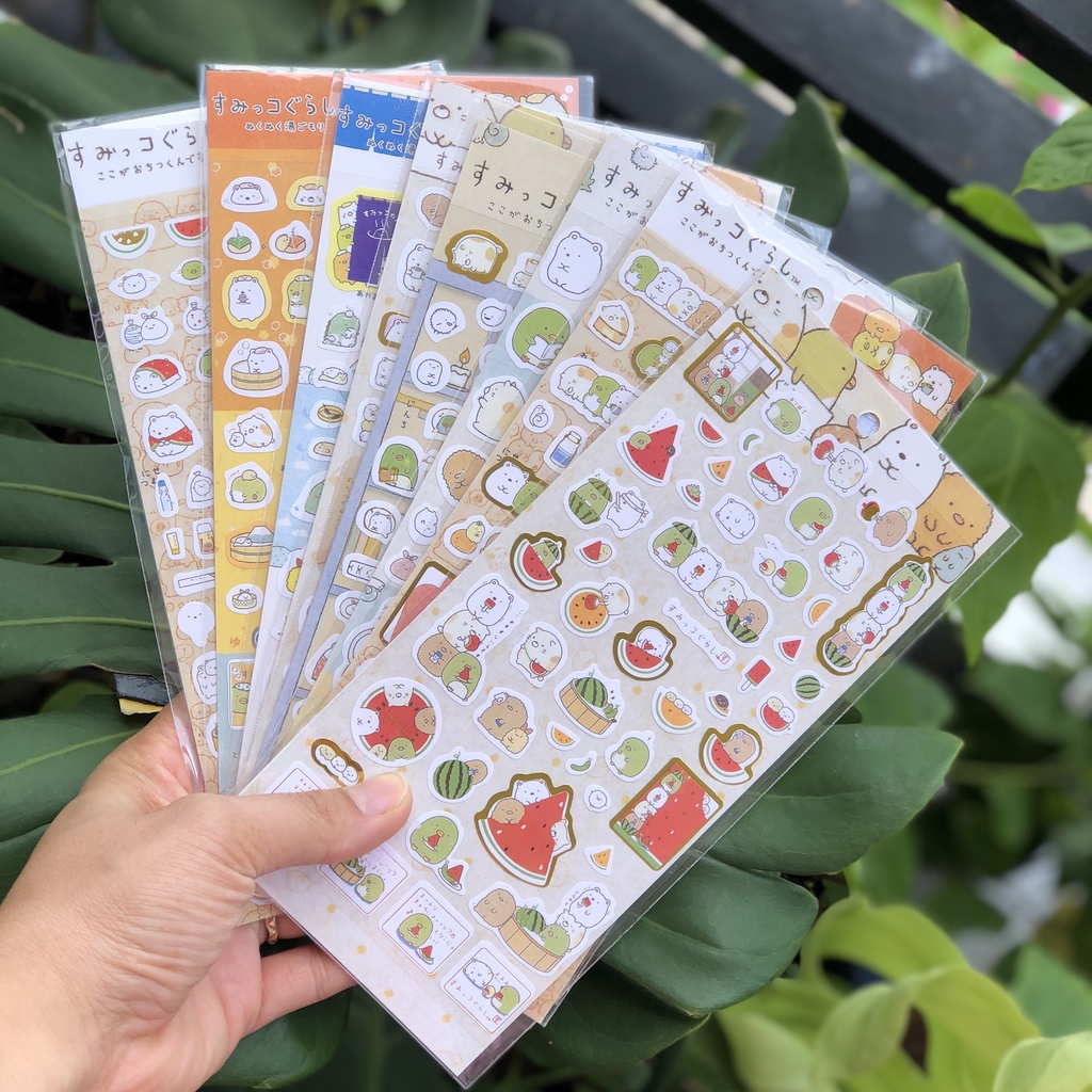 Sticker Sumikko Gấu Lười San-X Dán Điện Thoại Cực Dễ Thương Mẫu Mới 2021