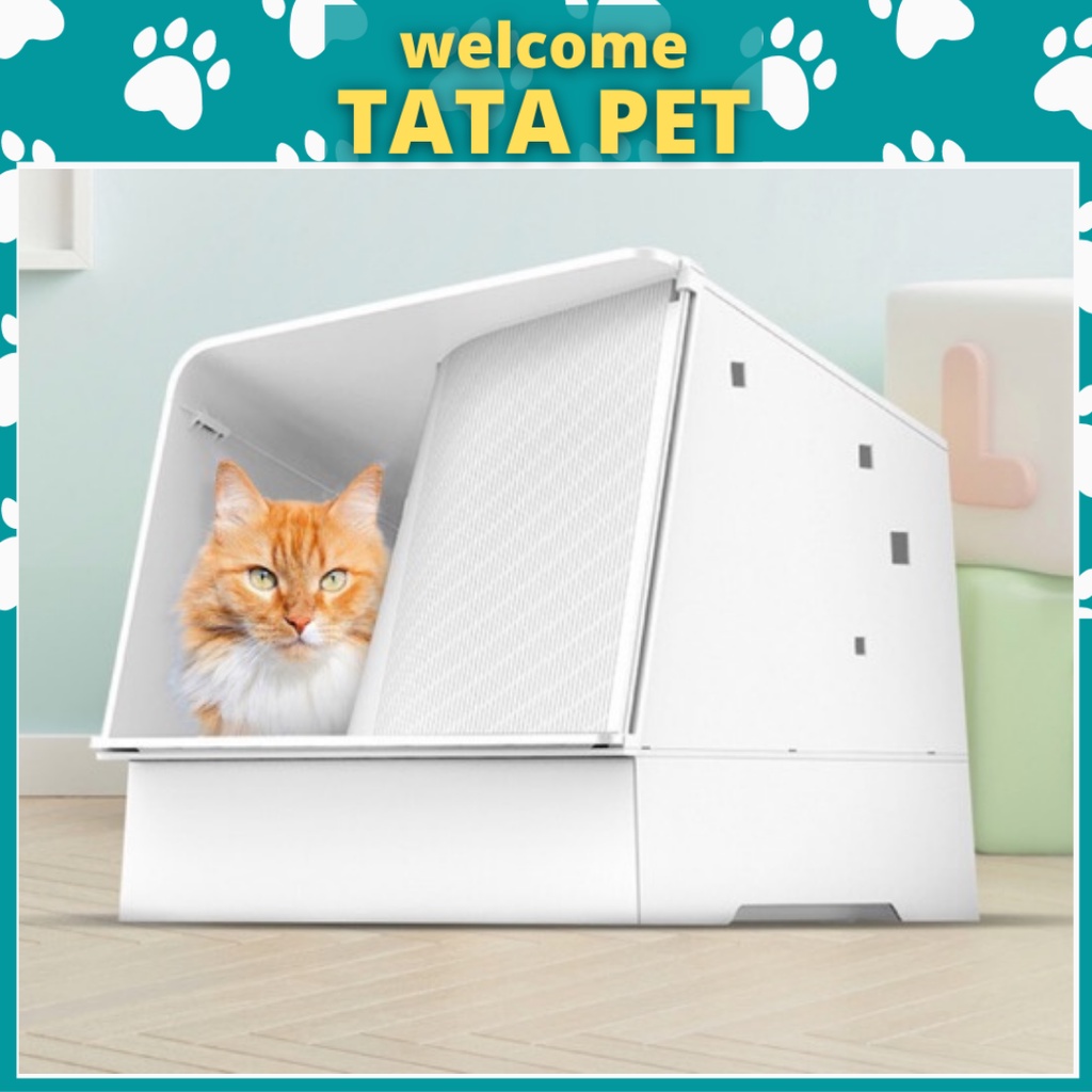 Petkit White Villa - Nhà vệ sinh cho mèo sang chảnh, chống vương cát TATAPET