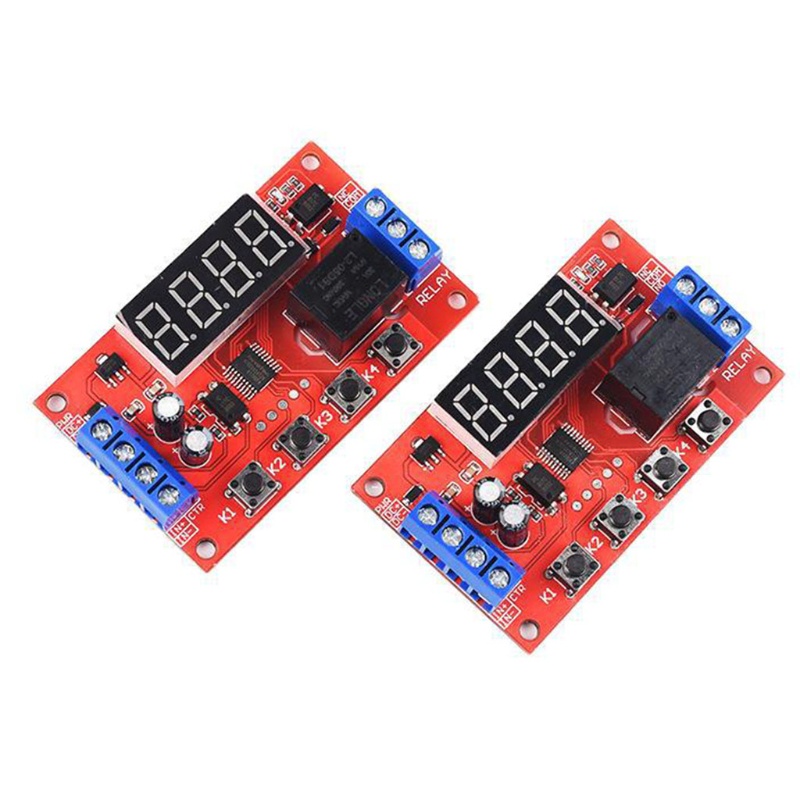Mô Đun Rơ Le Điều Khiển Hẹn Giờ Kỹ Thuật Số DC 5V 12V 24V LED