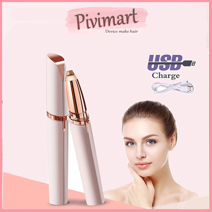 Máy Tỉa Lông Mày 😍 Cao Cấp 😍 Bút Tỉa Lông Mày. Với lưỡi cạo sắc bén, xoay 360 giúp chị em tự tin hơn khi tạo khuôn mày