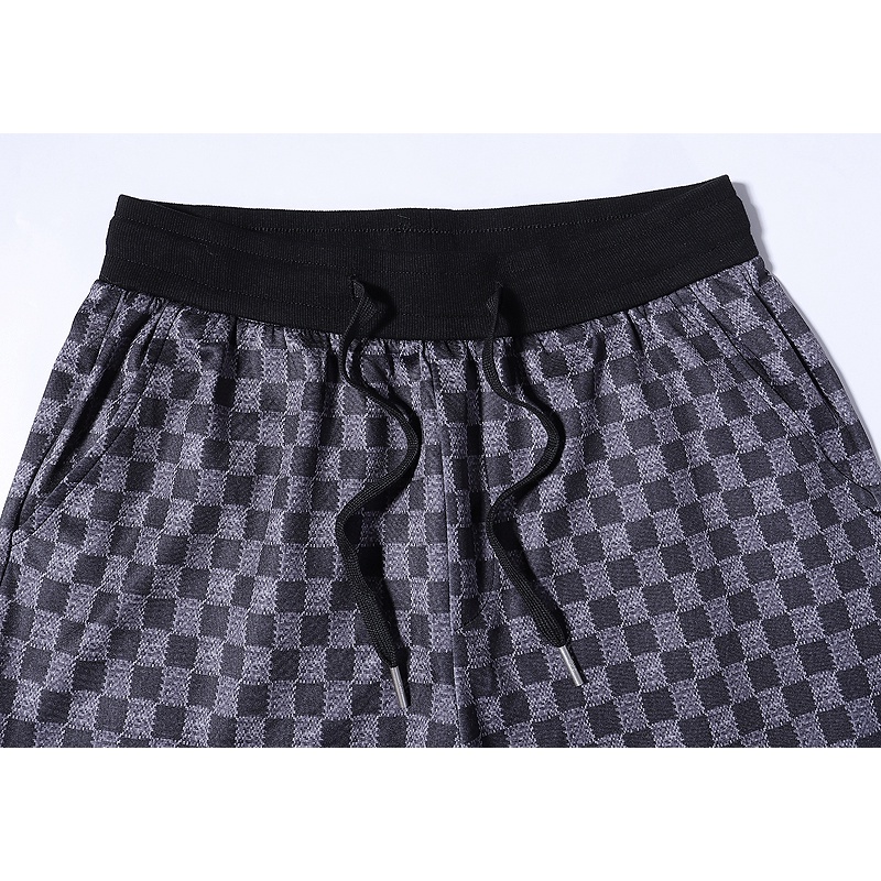 Quần Short Nam Họa Tiết LV Cổ Điển Thoải Mái Thoáng Khí Chất Lượng Cao