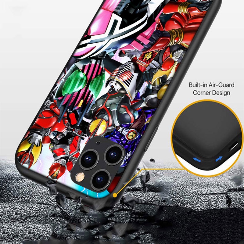 Ốp Điện Thoại Họa Tiết Kamen Rider Cho iPhone 5 5S 6 6S 7 8 11 Pro Max Plus SE XR AI54