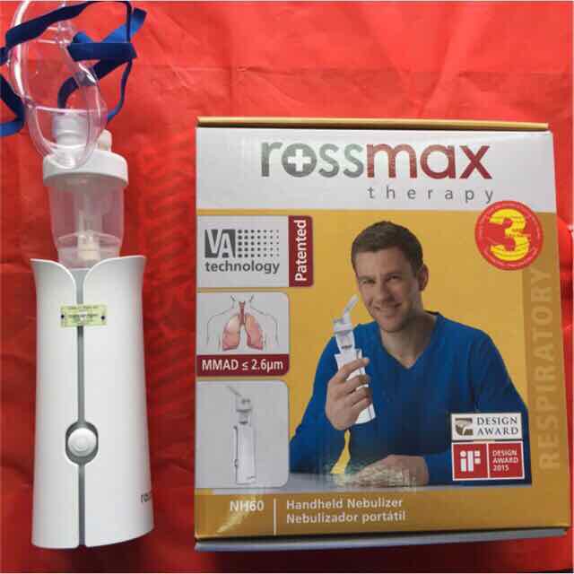 ✅ [BH 3 NĂM] Máy Xông Khí Dung Cầm Tay- Rossmax NH60, Nhỏ gọn, Vận Hành Êm Ái -VT0767