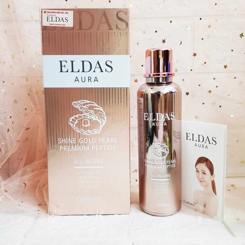 Serum Eldas AURA Shine Gold Pearl Premium Peptide 100ml ( chai )