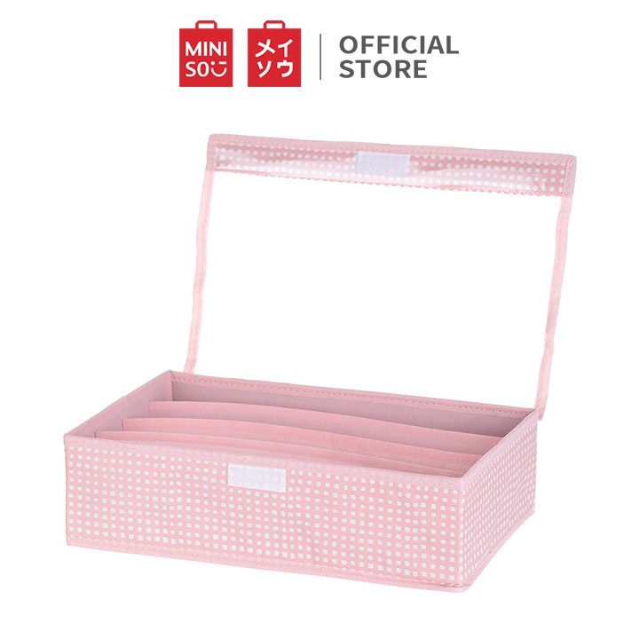 Hộp đựng đồ lót Miniso 4 ngăn - Hàng chính hãng