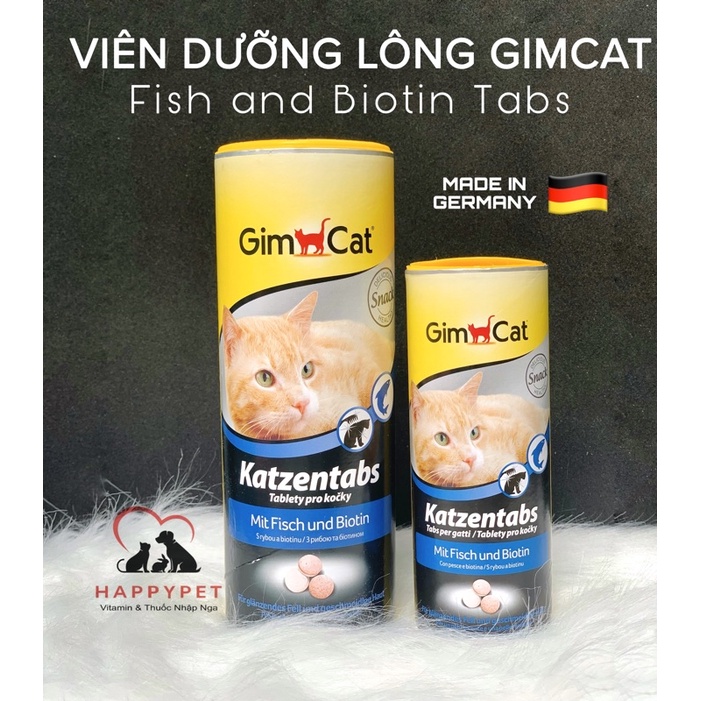 Viên dưỡng lông Gimcat Katzentabs 210g giá cực rẻ
