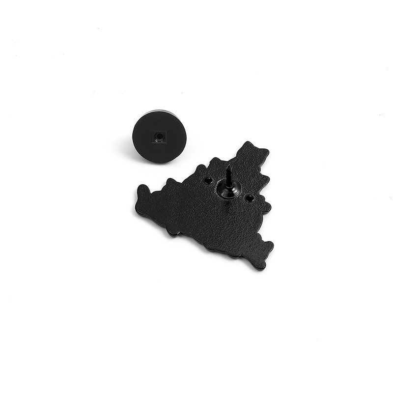 Ghim Cài Áo Hình Cốc Cà Phê Mèo Hoạt Hình Dễ Thương