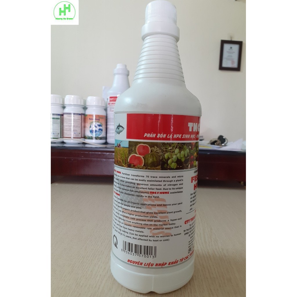 Phân Cá TNC F HUME (Sự kết hợp tuyệt vời giữa bộ đôi TNC Fish 6-2-2 &amp; Humic 4) chai 250ml