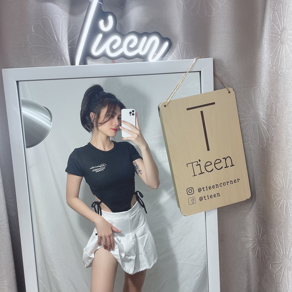 Bodysuit tay ngắn form basic tôn dáng