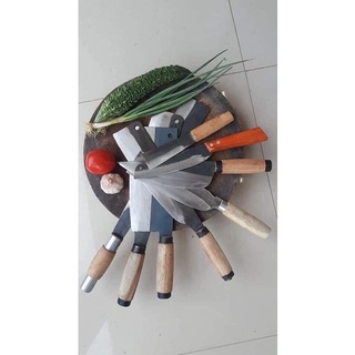 ⚡bộ dao nhà bếp 8 món chặt cây - chặt xương - chặt gà - thái thịt - gọt hoa quả ⚡vô cùng tiện lợi