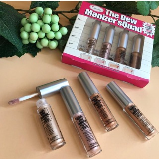 Set highlighter dạng kem The Balm Dew Manizer's quad