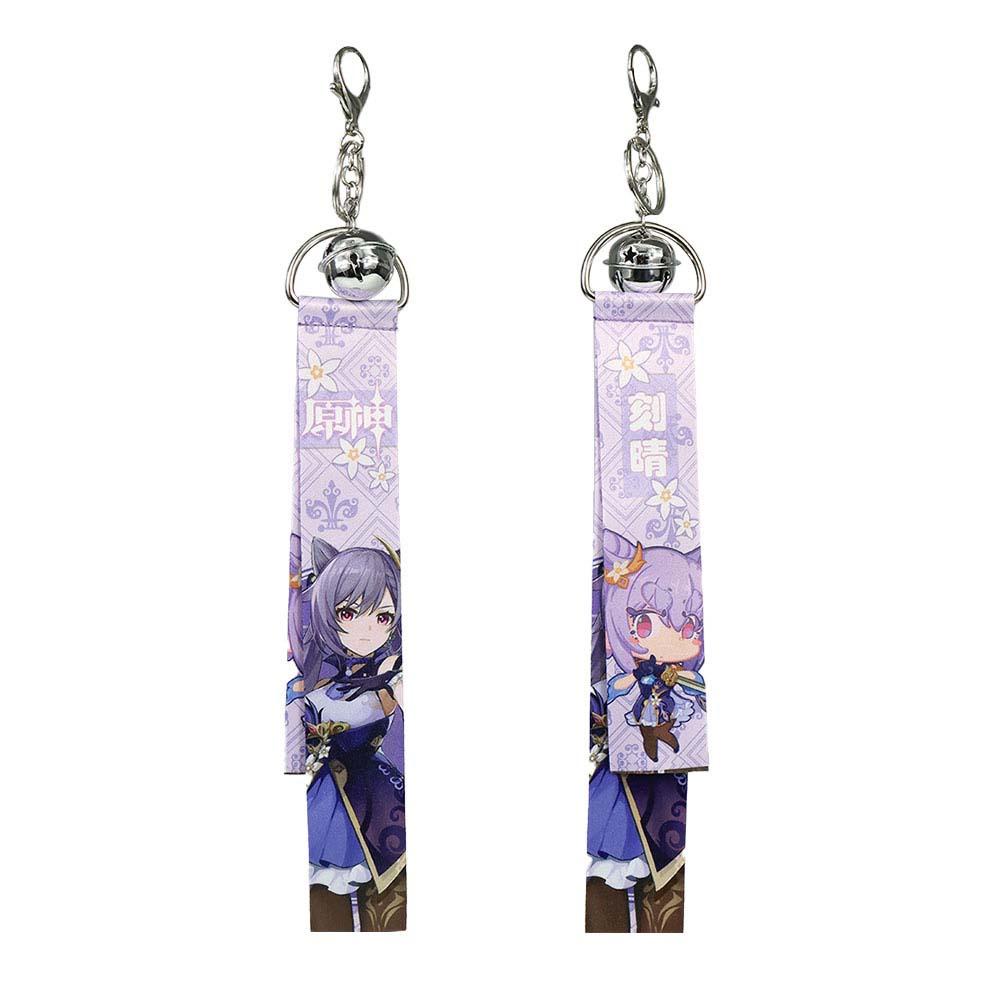 IVORY Móc Khóa Hình Nhân Vật Anime Klee Tartaglia Diluc Zhongli Dễ Thương