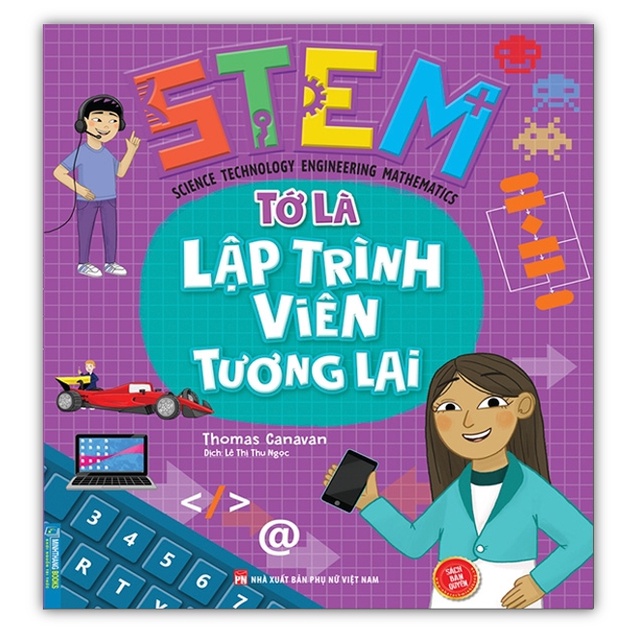 Sách - Combo 2 cuốn STEM Tớ là ảo thuật gia toán học và STEM Tớ là lập trình viên tương lai