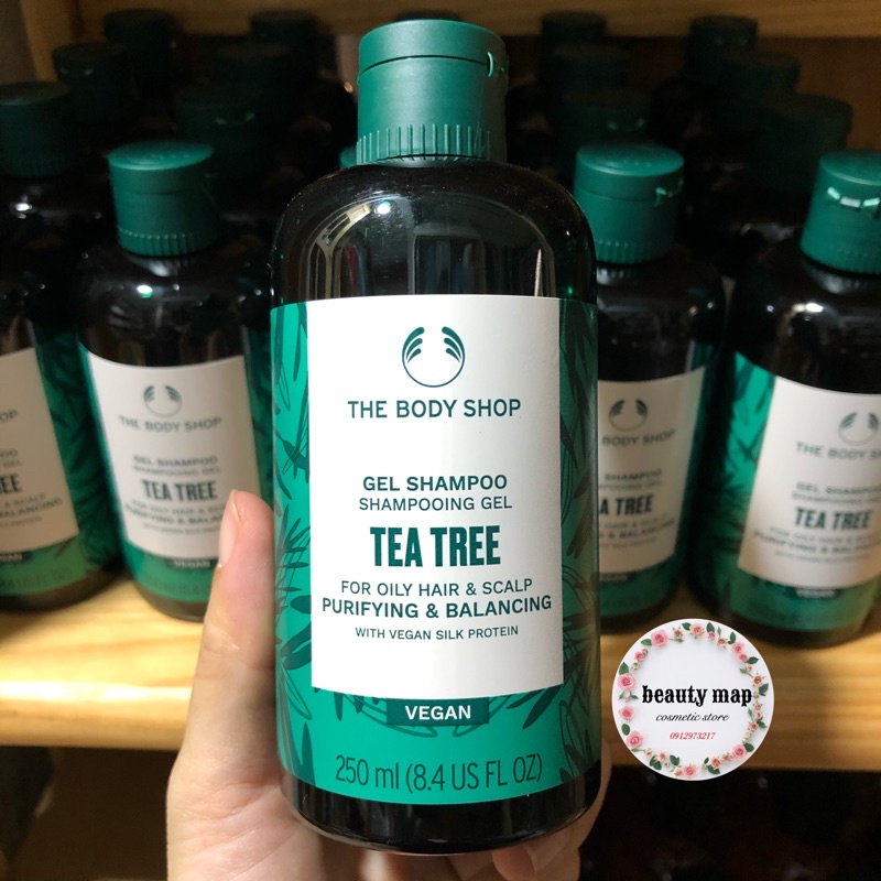 Gội Xả The Body Shop Tea Tree Gel Shampoo 250ml