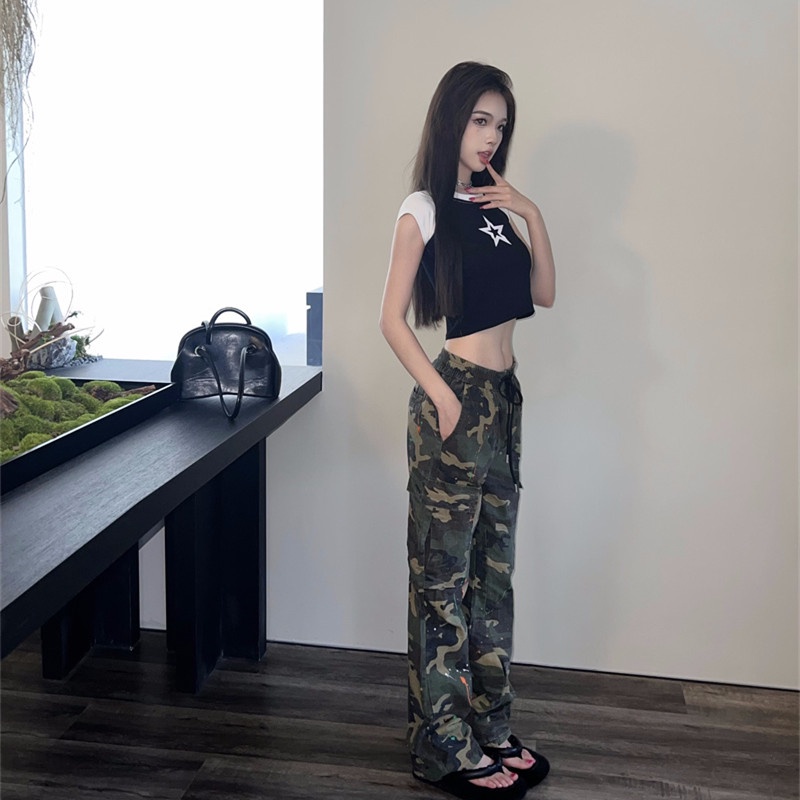 Áo Thun Lửng Ngắn Tay Thời Trang Dành Cho Nữ