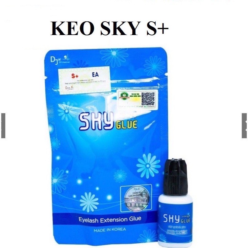 CHÍNH HÃNG - Keo sky S+ khô nhanh 1-2s, thích hợp để tạo fan hoặc nối cho khách, dành cho thợ lành nghề