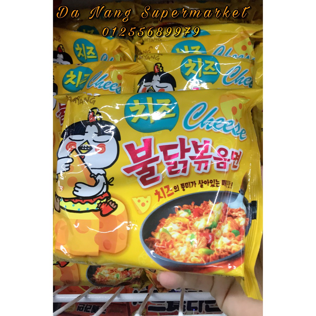 [HOT HOT HOTCombo 10 gói mỳ gà cay pho mai Samyang Hàn Quốc