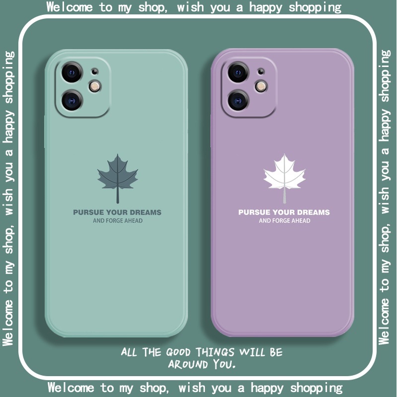 Ốp điện thoại in lá phong có dây đeo thích hợp cho IPHONE 13 12 11 PRO PRO MAX SE 2020 IPHONE X XS MAX 7 8 6 6S Plus