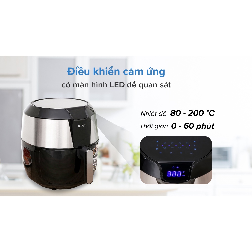 Nồi chiên không dầu Tefal EY701D15 5.6 lít – Phân Phối Chính Hãng – Bảo Hành 24 Tháng