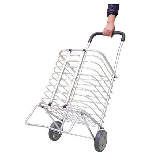 Xe đẩy hàng, xe kéo đi chơ gấp gọn đa năng 2 bánh siêu chắc chắn