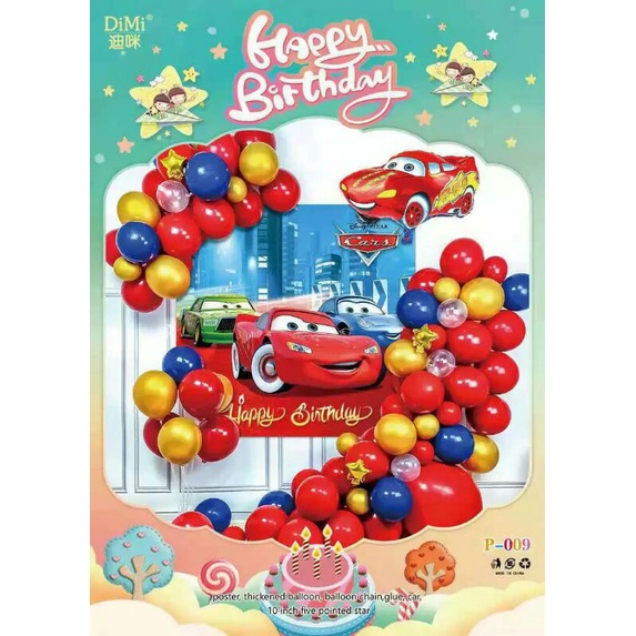 Set bóng làm sinh nhật siêu dày cực đẹp