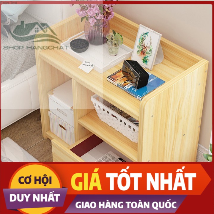 Kệ Sách, Hộc Tủ Kệ Để Đồ Bằng Gỗ Nhiều Găn Có Ngăn Kéo Tủ Nhỏ Gọn Siêu Tiện Dụng -HC