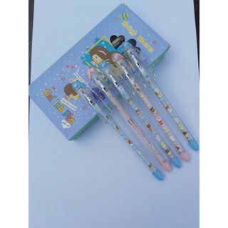 HỘP 12 BÚT NƯỚC BIG BEE, Mực XANH, TÍM, NÉT ÊM, MỰC ĐẸP