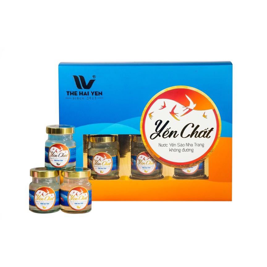 Hộp 6 hũ yến 15% chưng đường phèn 75ml