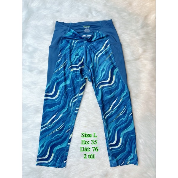 Quần tập lửng Tek gear Pocket Capri legging SIZE L