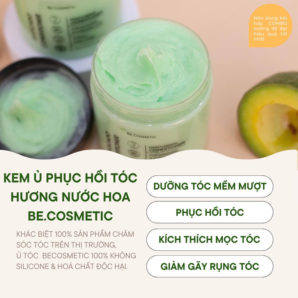Kem ủ tóc nước hoa Giúp Phục Hồi Tóc Suôn Mượt Hương Thơm Đến 48h Becosmetic 200g
