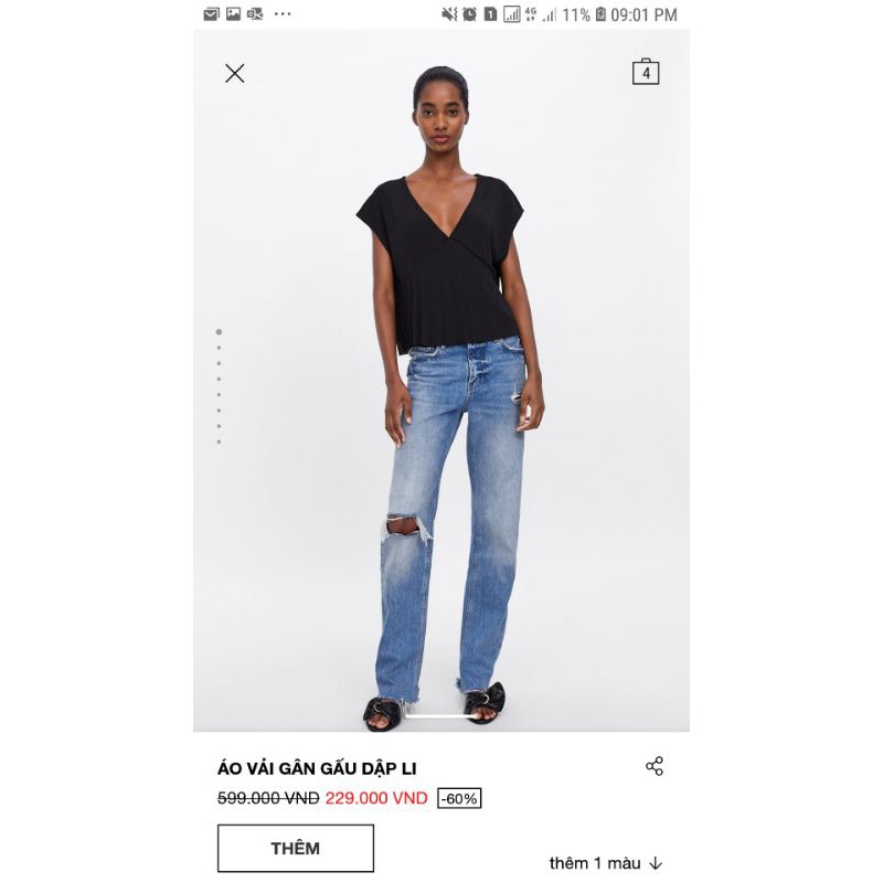 Áo zara authentic size S