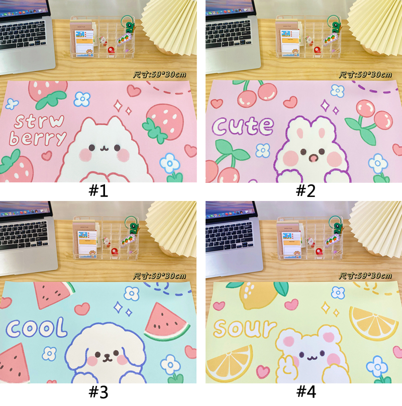 Cartoon Waterproof Computer Desk Mat Large Mouse Pad School Office Supplies