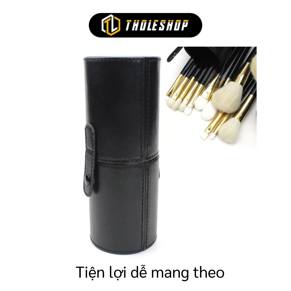 [SGD] Hộp Đựng Cọ - Hộp Tròn Đựng Cọ Trang Điểm Kiểu Dáng Ống Trụ Mở Ra Thành 2 Ống 6637