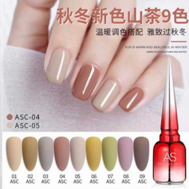 Sơn gel As chai đỏ mã ASC