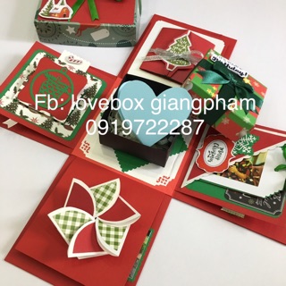 Hộp ảnh noel - love box