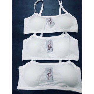 Áo lá học sinh cotton 2 dây bản nhỏ