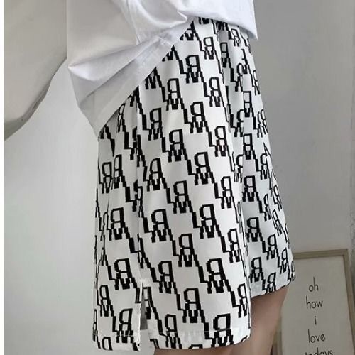 Quần Short Thể Thao Bóng Rổ Dáng Rộng Vải Lụa Mát In Họa Tiết Thời Trang Mùa Hè Cho Nam