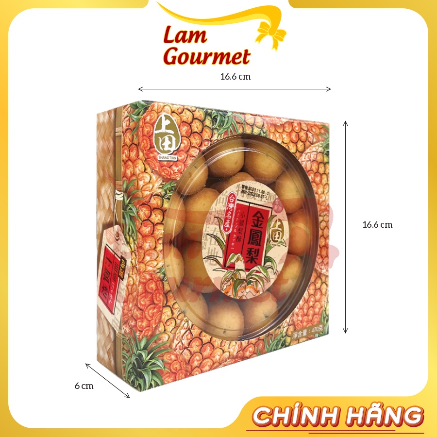 Bánh Dứa Đài Loan/ Sầu Riêng Nhân Dẻo Nhập Khẩu Cao Cấp 470g -  Lam Gourmet